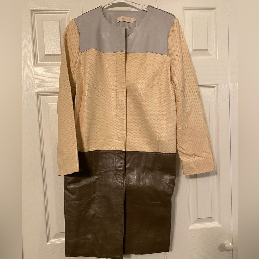 Tory Burch Leather Coat